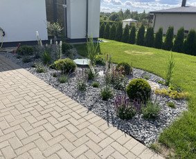 Dekoratyvinė zona prie įėjimo